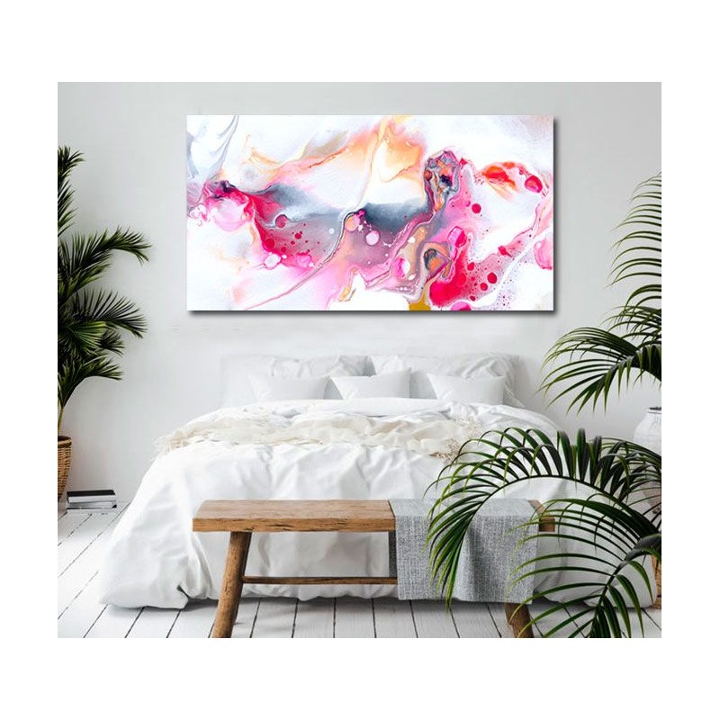Arte moderno, Danza de los Colores, decoración pared Cuadros Dormitorio elegantes venta online